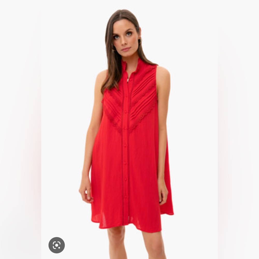 Pomander Place Red Dutton Dress - Medium. NWOT